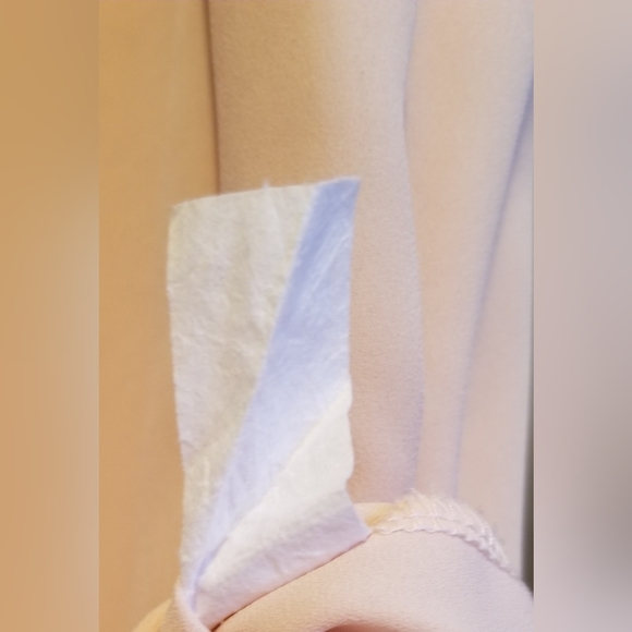 My Beloved brand high-low, blush high chiffon dress - Picture 7 of 7